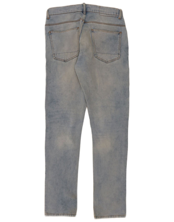 Zara Mens Slim Jeans EU 40 Medium W34 L34 Blue Cotton