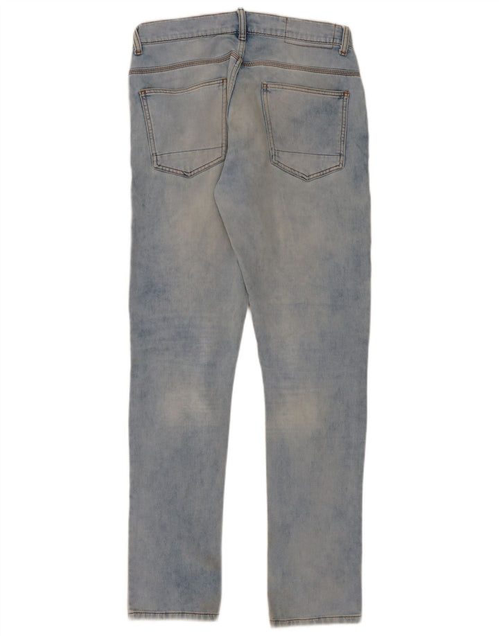 Zara Mens Slim Jeans EU 40 Medium W34 L34 Blue Cotton