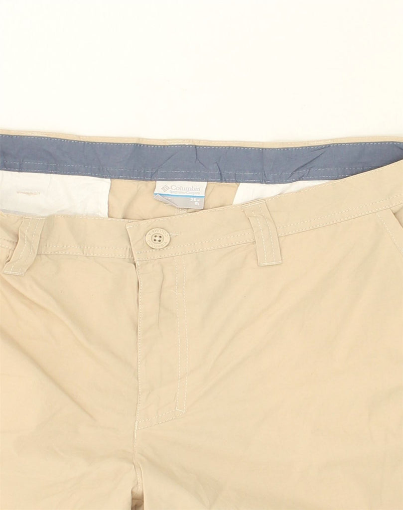 COLUMBIA Mens Chino Shorts W36 Large Beige Cotton | Vintage Columbia | Thrift | Second-Hand Columbia | Used Clothing | Messina Hembry 