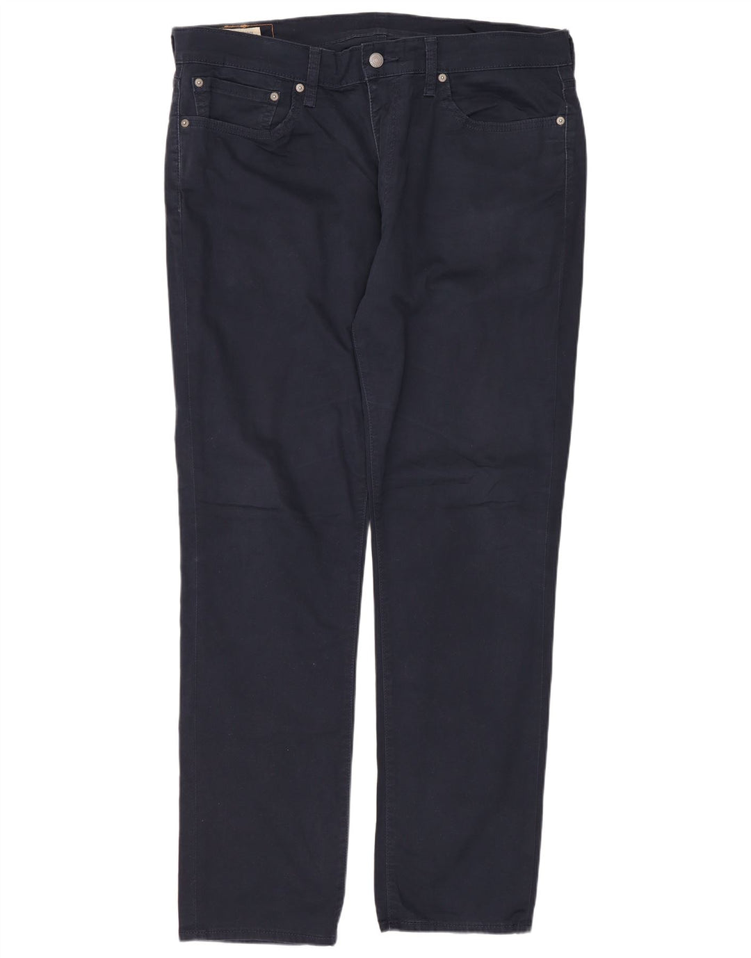 LEVI'S Mens 511 Slim Casual Trousers W36 L32  Navy Blue Cotton