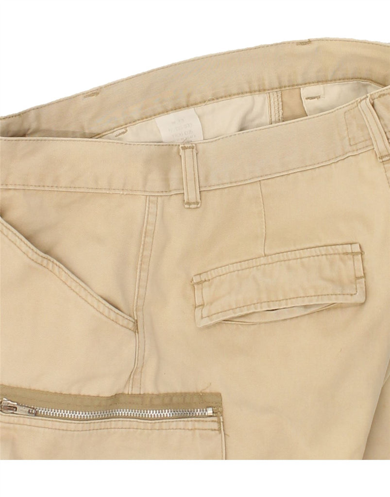 COTTON BELT Womens High Waist Joggers Cargo Trousers W33 L26 Beige | Vintage Cotton Belt | Thrift | Second-Hand Cotton Belt | Used Clothing | Messina Hembry 