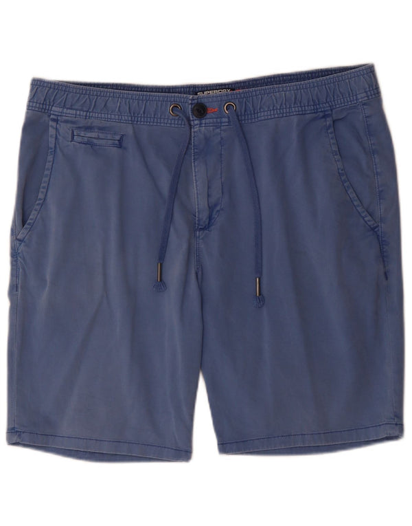 Superdry Mens Chino Shorts XL W38 Blue Cotton