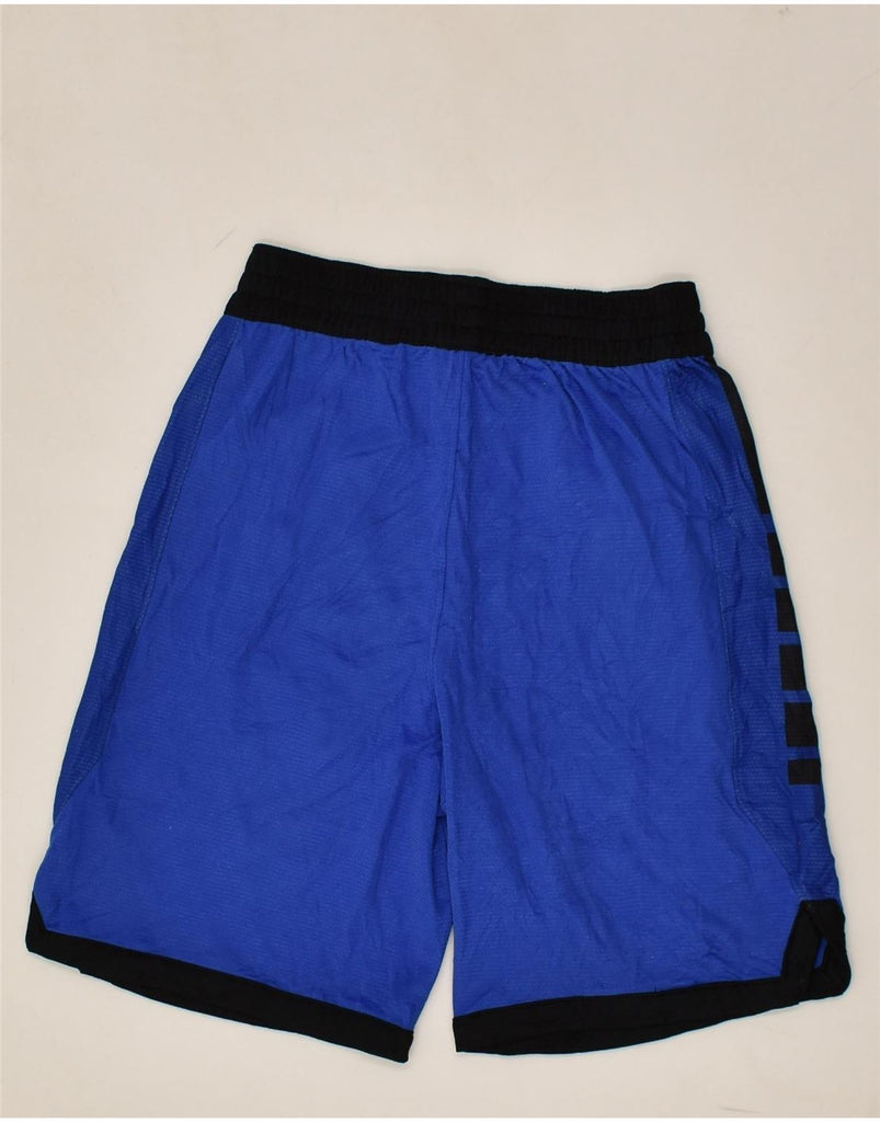 NIKE Boys Sport Shorts 6-7 Years Blue Colourblock Polyester | Vintage Nike | Thrift | Second-Hand Nike | Used Clothing | Messina Hembry 