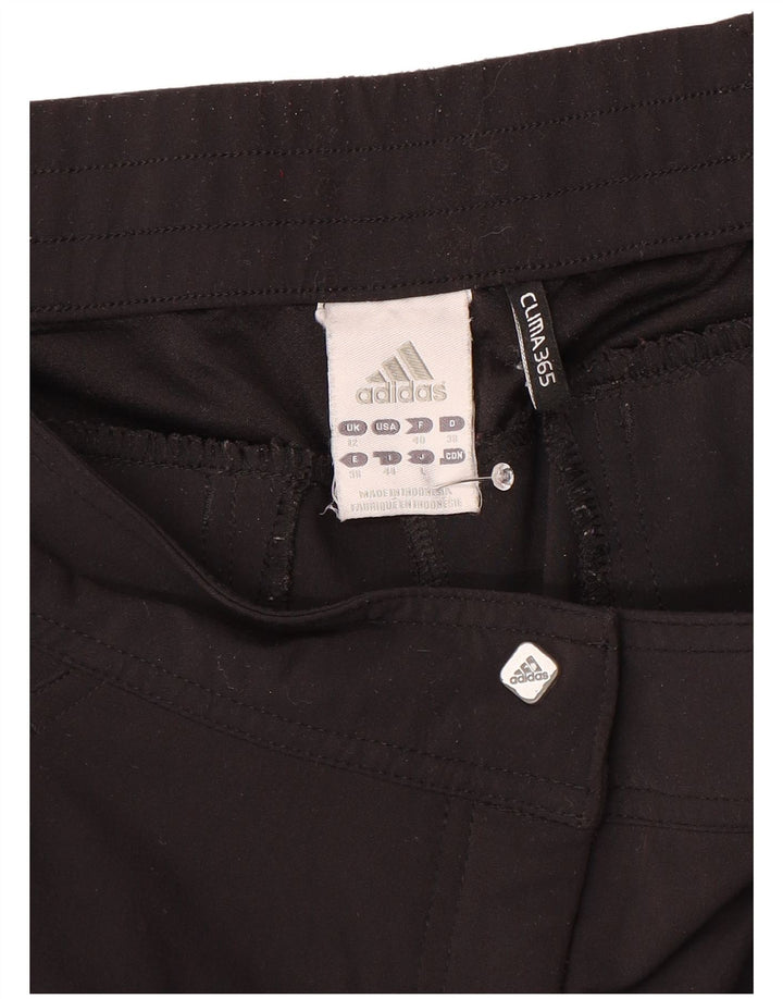 Adidas Womens Bootcut Trousers UK 12 Medium W30 L32 Black