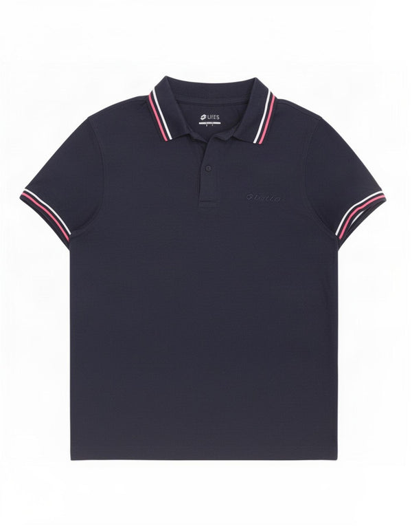 Lotto Mens Polo Shirt Small Navy Blue