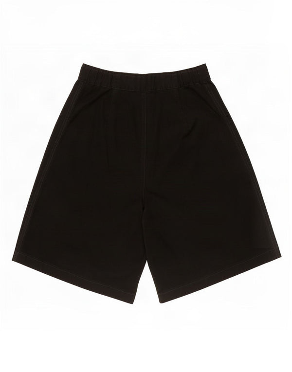 HEAD Womens High Waist Bermuda Shorts EU 36 Small W26 Black Cotton