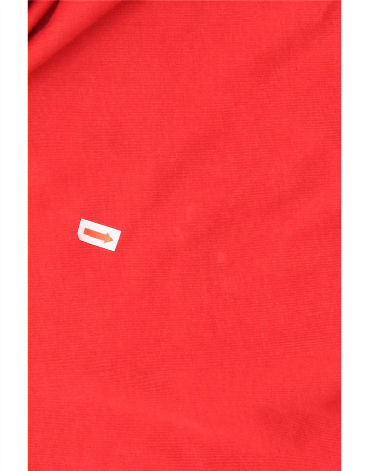 Adidas Mens Graphic T-Shirt Top Medium Red Cotton