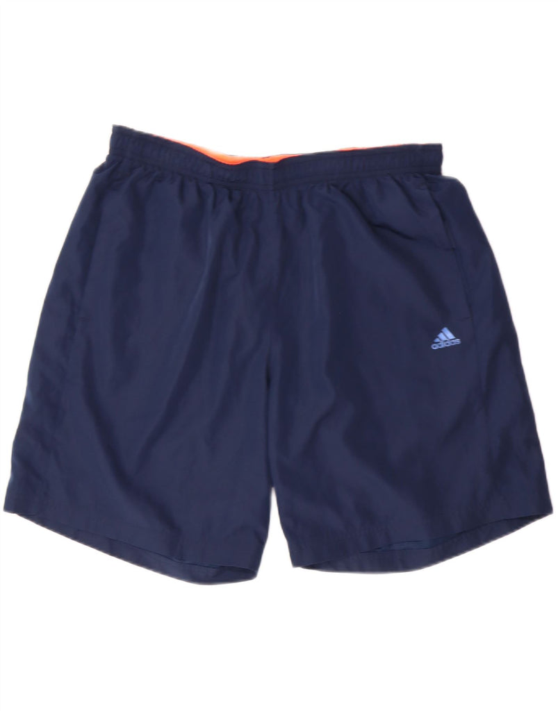 ADIDAS Mens Climalite Sport Shorts XL Navy Blue Polyester Vintage Adidas and Second-Hand Adidas from Messina Hembry 