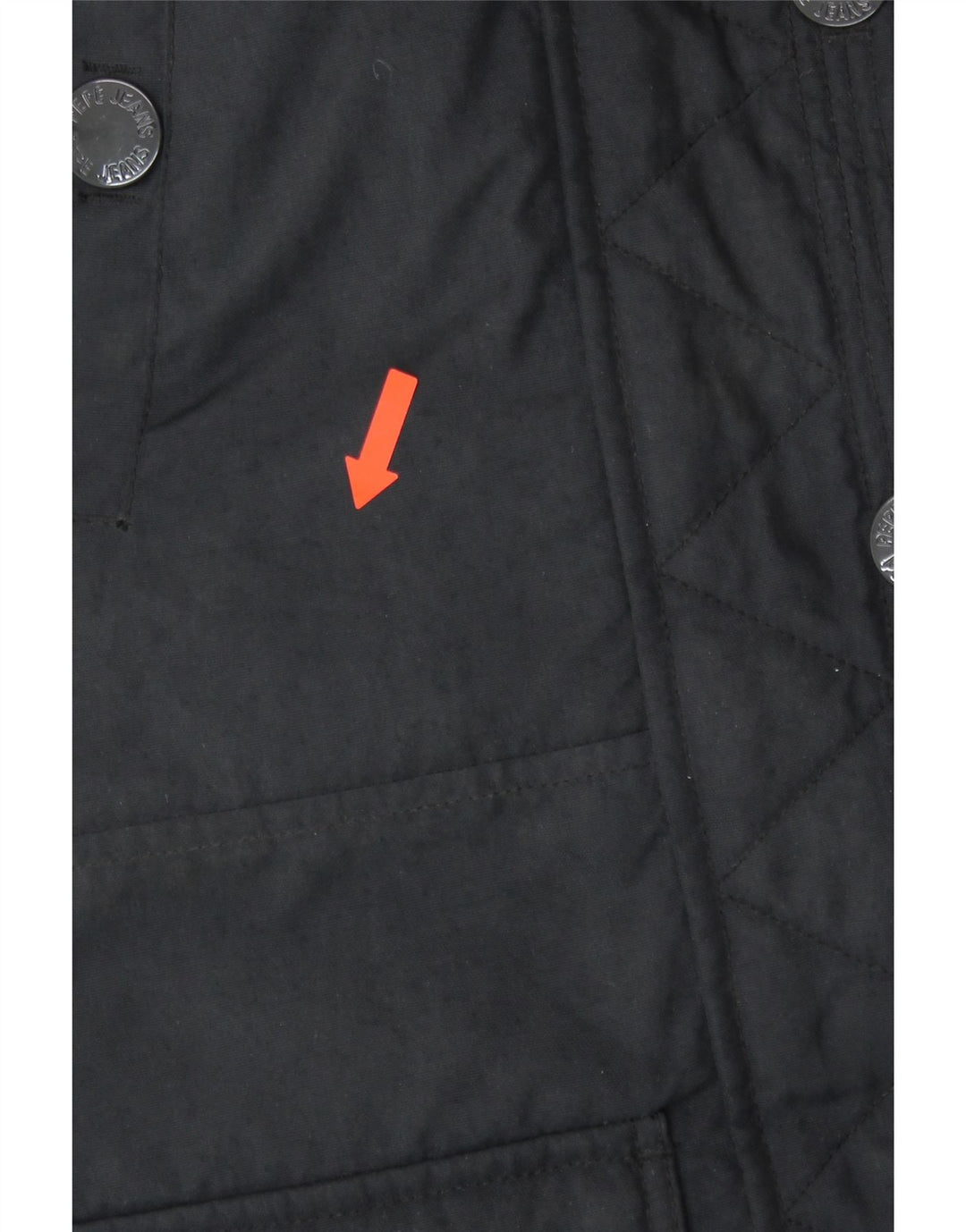 PEPE JEANS Womens Hooded Padded Coat UK 6 XS Black Polyester Vintage PEPE Jeans and Second-Hand PEPE Jeans from Messina Hembry 