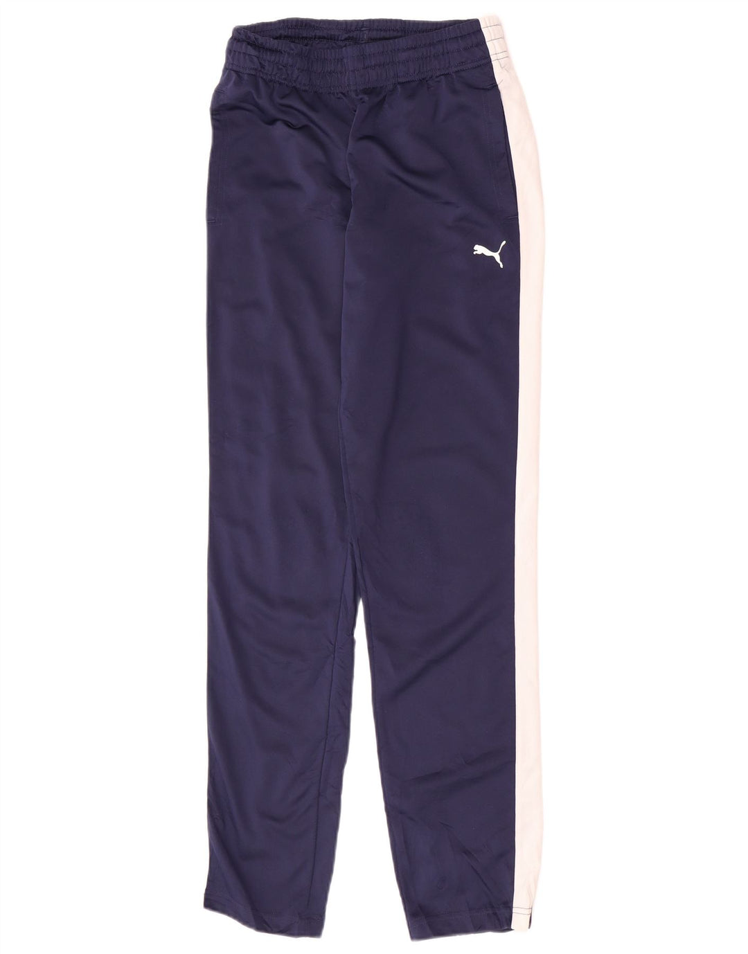 Puma Mens Tracksuit Trousers Small  Navy Blue Colourblock