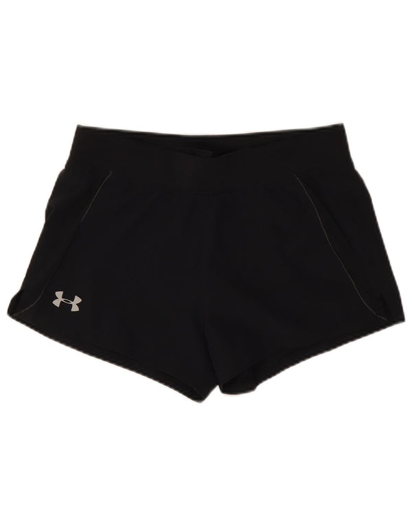 Under Armour Womens Sport Shorts UK 10 Small  Black