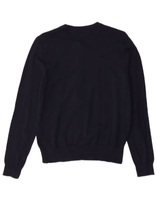 Marks & Spencer Womens Cardigan Sweater UK 14 Medium Navy Blue