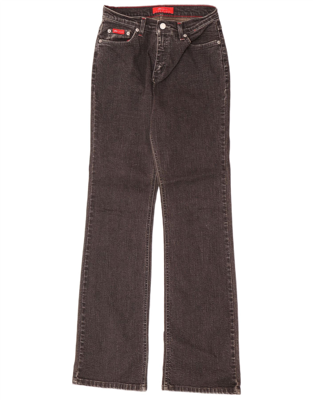 Marks & Spencer Womens Per Una Bootcut Jeans UK 8 Small W26 L32 Grey Cotton