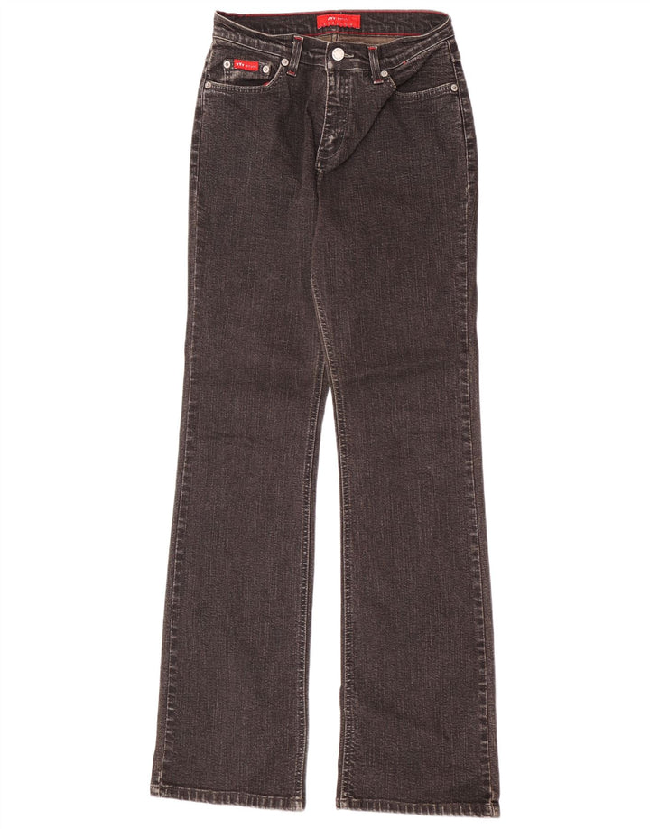 Marks & Spencer Womens Per Una Bootcut Jeans UK 8 Small W26 L32 Grey Cotton