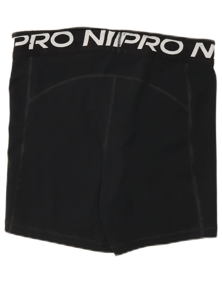 NIKE Womens Dri Fit Graphic Sport Shorts Medium  Black