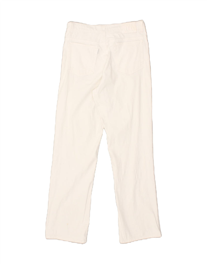 ANGELS Womens Straight Casual Trousers EU 40 Medium W30 L31 White | Vintage Angels | Thrift | Second-Hand Angels | Used Clothing | Messina Hembry 