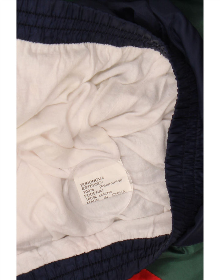 VINTAGE Mens Tracksuit Top Jacket Large Multicoloured Colourblock