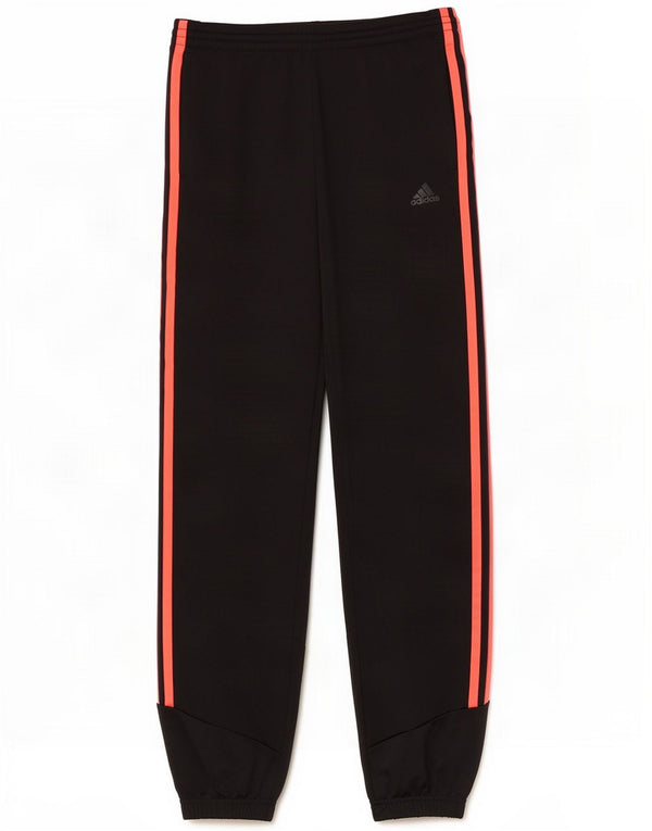 Adidas Girls Tracksuit Trousers Joggers 11-12 Years Black Colourblock