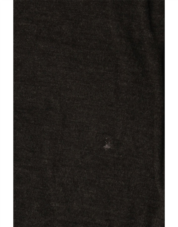 Marks & Spencer Mens V-Neck Jumper Sweater Large Grey Acrylic
