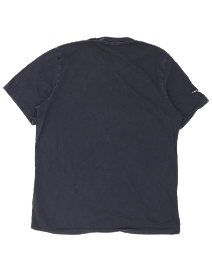 Nike Mens T-Shirt Top Large Navy Blue Cotton