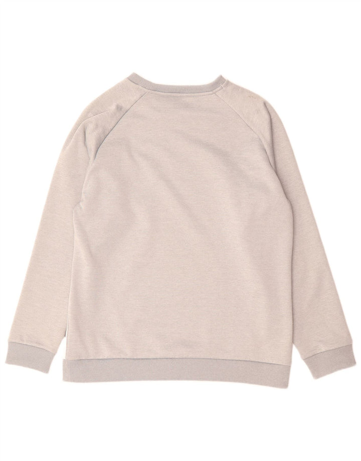 Tommy Hilfiger Mens Graphic Sweatshirt Jumper Medium Grey Polyester