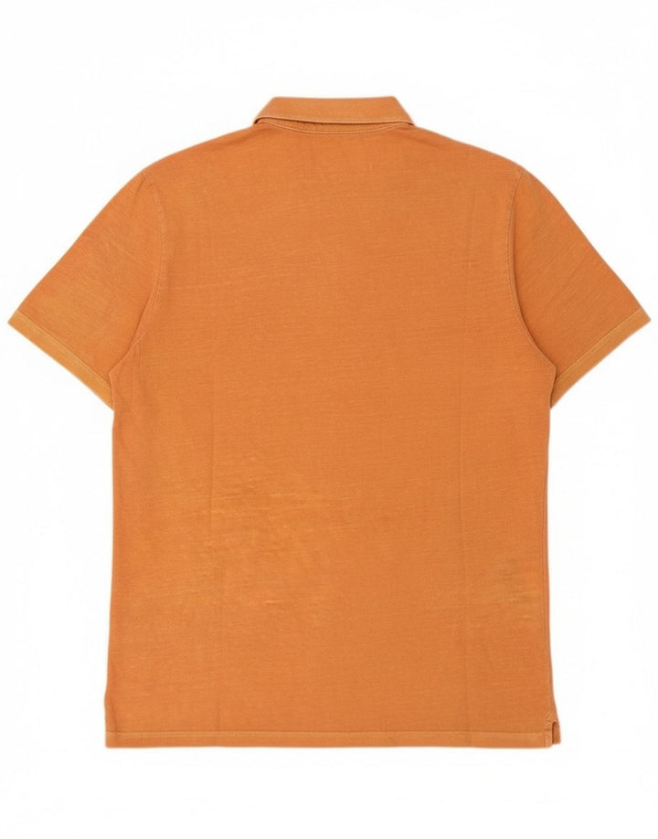 North Sails Mens Regular Fit Polo Shirt Small Orange Cotton
