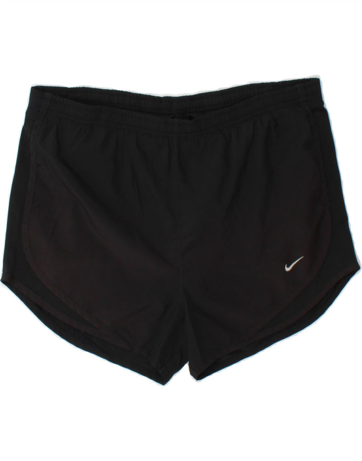 NIKE Womens Sport Shorts UK 16 Large  Black Vintage Nike and Second-Hand Nike from Messina Hembry 
