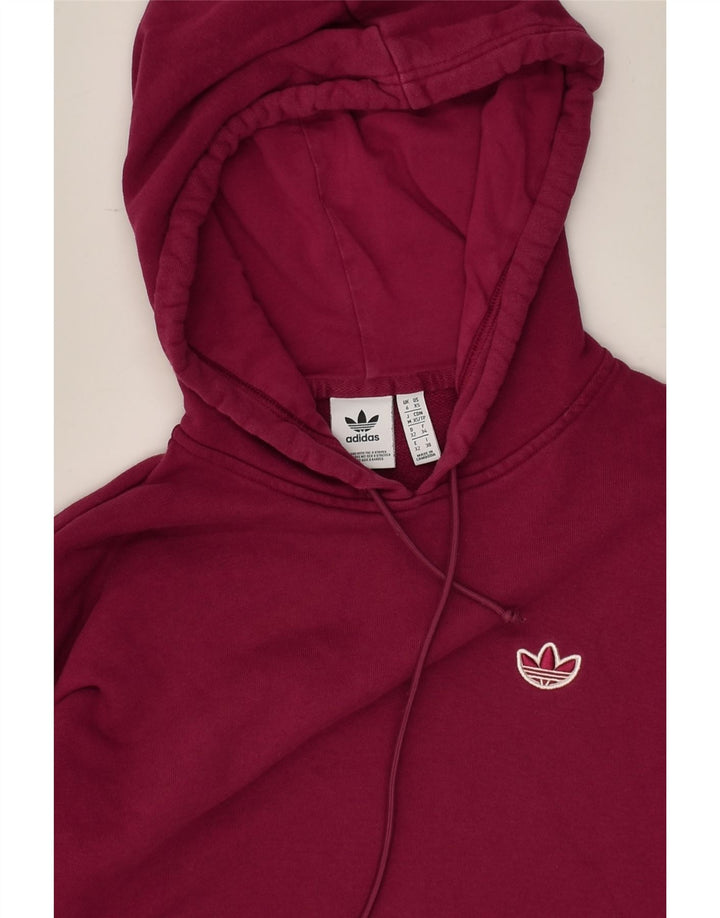 NIKE Womens Hoodie Jumper UK 6 XS Pink Cotton | Vintage Nike | Thrift | Second-Hand Nike | Used Clothing | Messina Hembry 