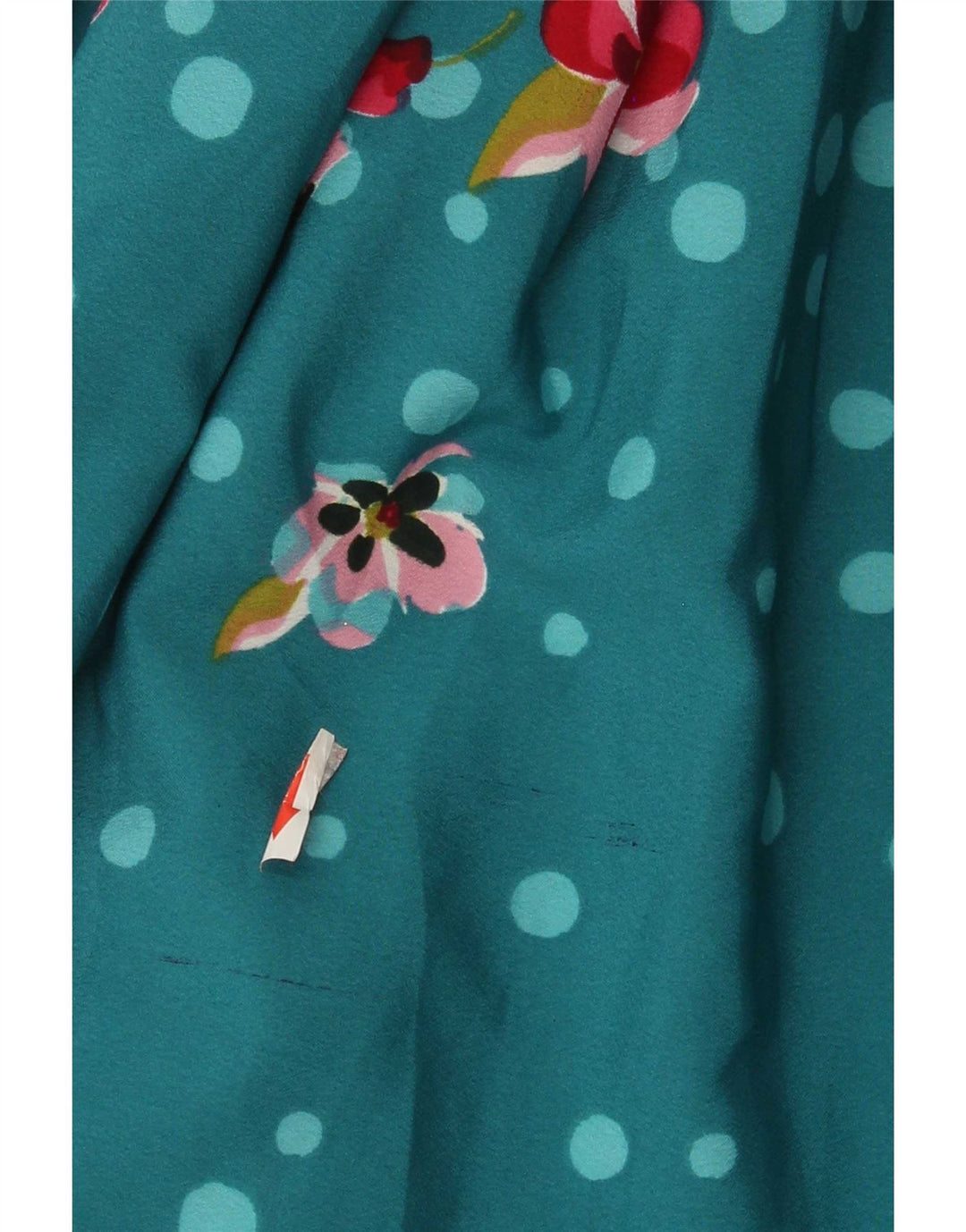 Monsoon Girls A-Line Dress 12-13 Years Blue Floral Polyester