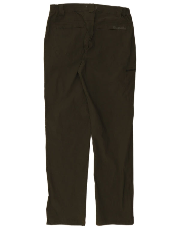 Mountain Warehouse Womens Hiking Cargo Trousers UK 12 Medium W30 L31 Khaki
