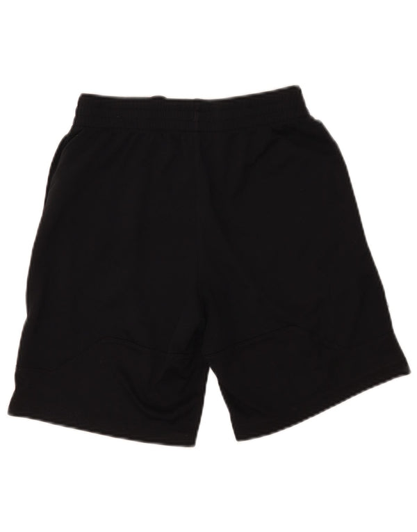 NIKE Boys Graphic Sport Shorts 7-8 Years Black Polyester