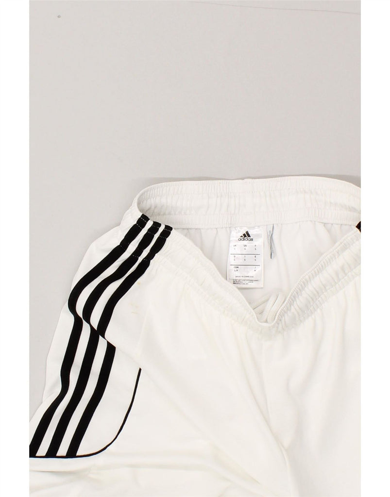 ADIDAS Mens Climalite Sport Shorts Small White Polyester Vintage Adidas and Second-Hand Adidas from Messina Hembry 