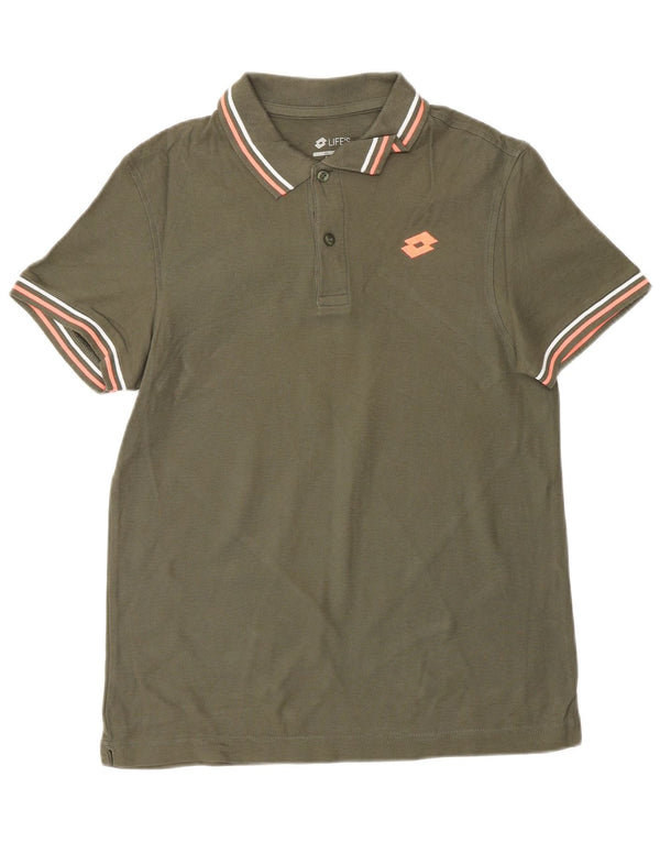 LOTTO Mens Life's Polo Shirt XS Khaki