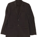 Dkny Mens 2 Button Blazer Jacket UK 38 Medium Grey Pinstripe Wool