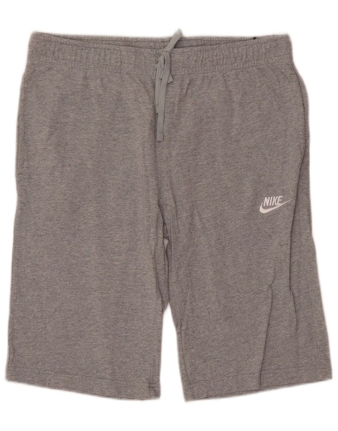 NIKE Mens Sport Shorts Medium Grey Flecked Cotton