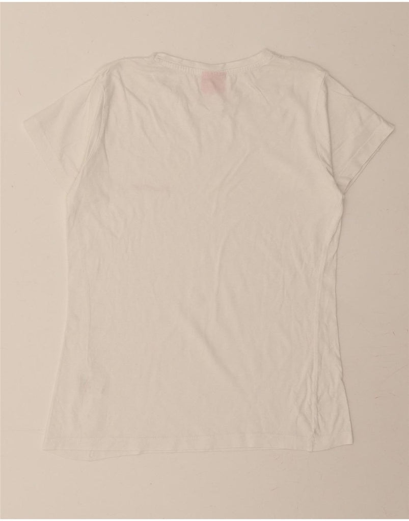LOTTO Girls T-Shirt Top 11-12 Years White Cotton Vintage Lotto and Second-Hand Lotto from Messina Hembry 