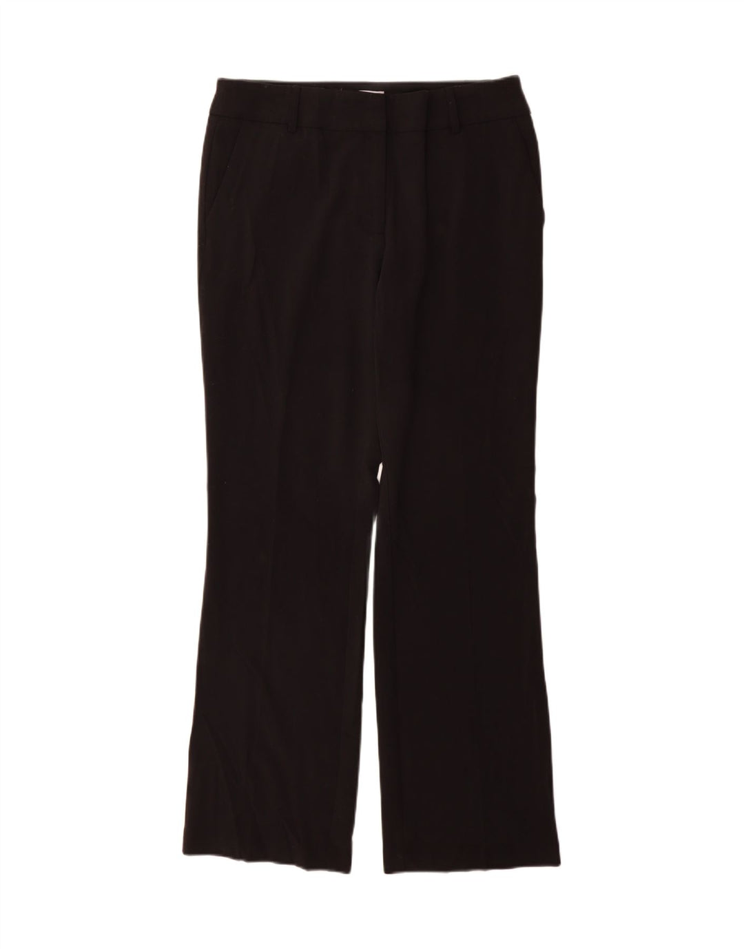 Calvin Klein Womens Bootcut Casual Trousers US 8 Medium W28 L32 Black