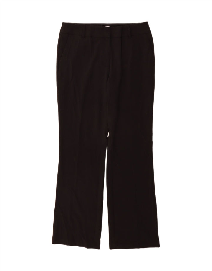 Calvin Klein Womens Bootcut Casual Trousers US 8 Medium W28 L32 Black