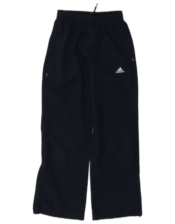 Adidas Girls Tracksuit Trousers 9-10 Years  Navy Blue Polyester