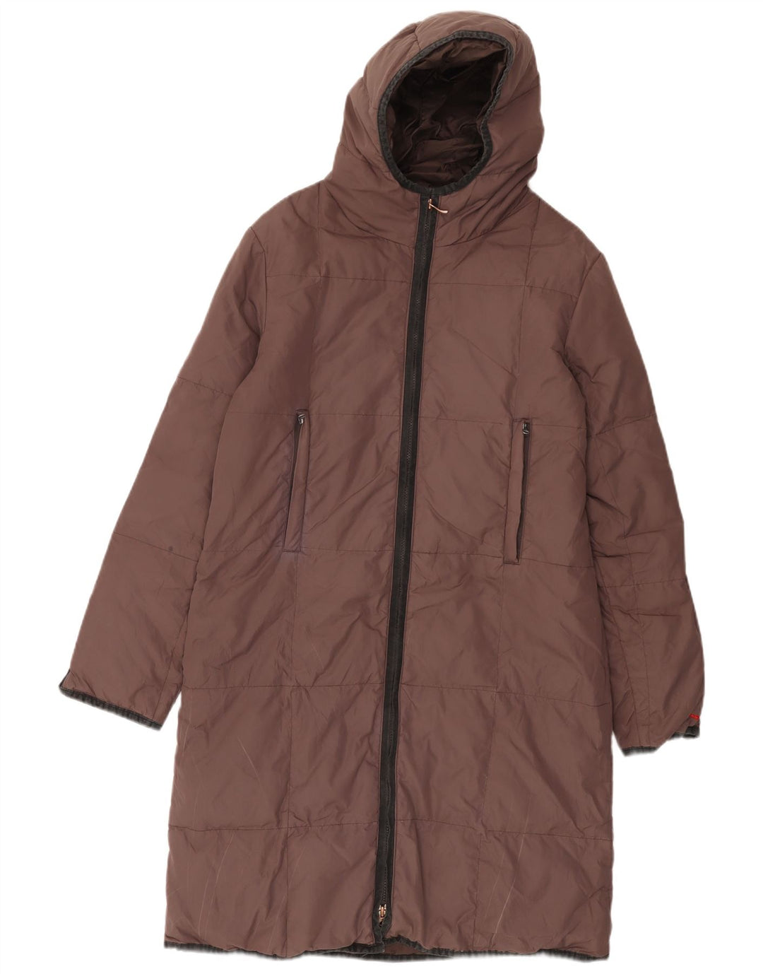 Miss Sixty Womens Hooded Padded Coat UK 14 Medium Purple