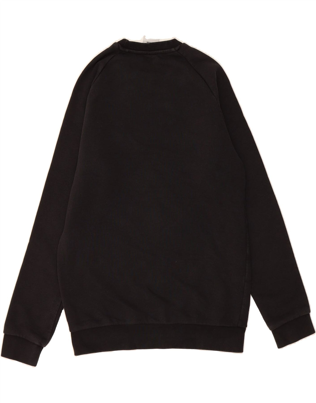 ADIDAS Mens Sweatshirt Jumper Small Black Cotton Vintage Adidas and Second-Hand Adidas from Messina Hembry 