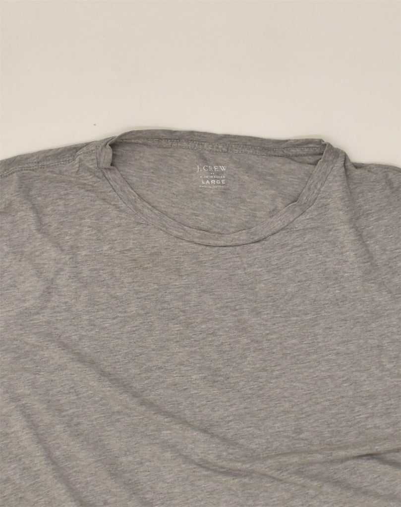 J. CREW Mens T-Shirt Top Large Grey | Vintage J. Crew | Thrift | Second-Hand J. Crew | Used Clothing | Messina Hembry 