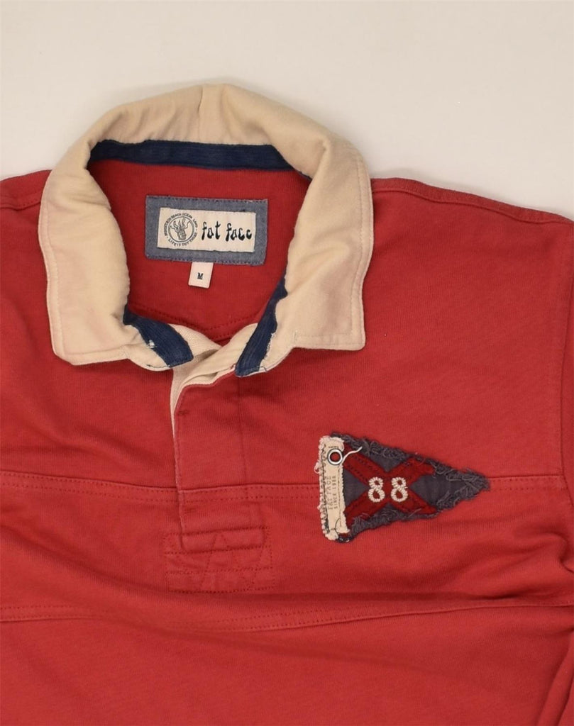 FAT FACE Mens Polo Shirt Medium Red Cotton | Vintage Fat Face | Thrift | Second-Hand Fat Face | Used Clothing | Messina Hembry 