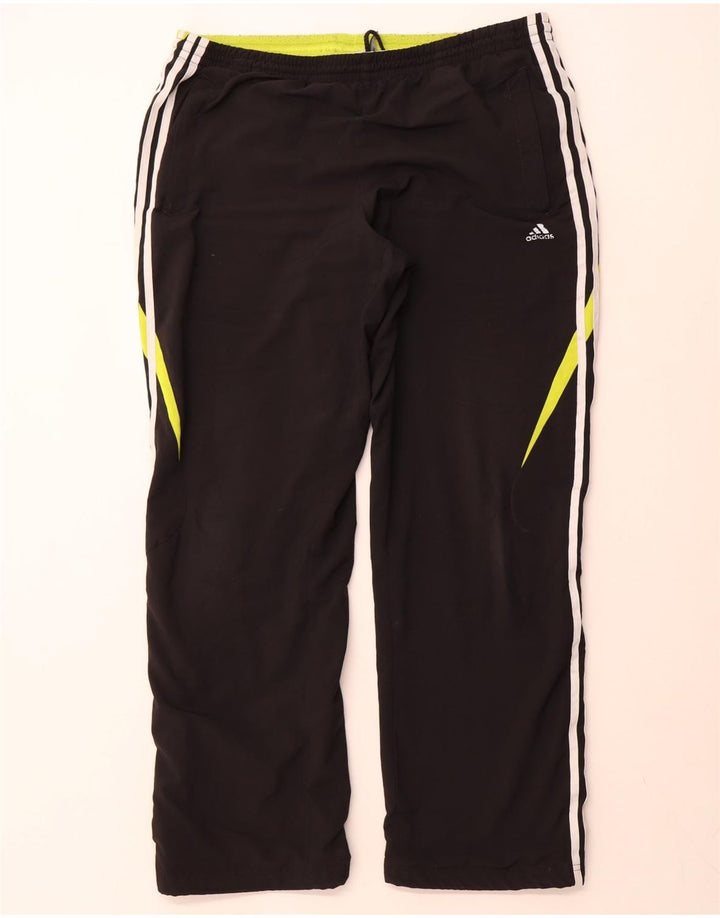 Adidas Mens Climalite Tracksuit Trousers UK 44/46 Large  Black Polyester
