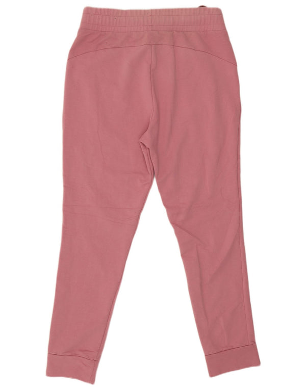 Puma Womens Graphic Tracksuit Trousers Joggers UK 6 XS  Pink