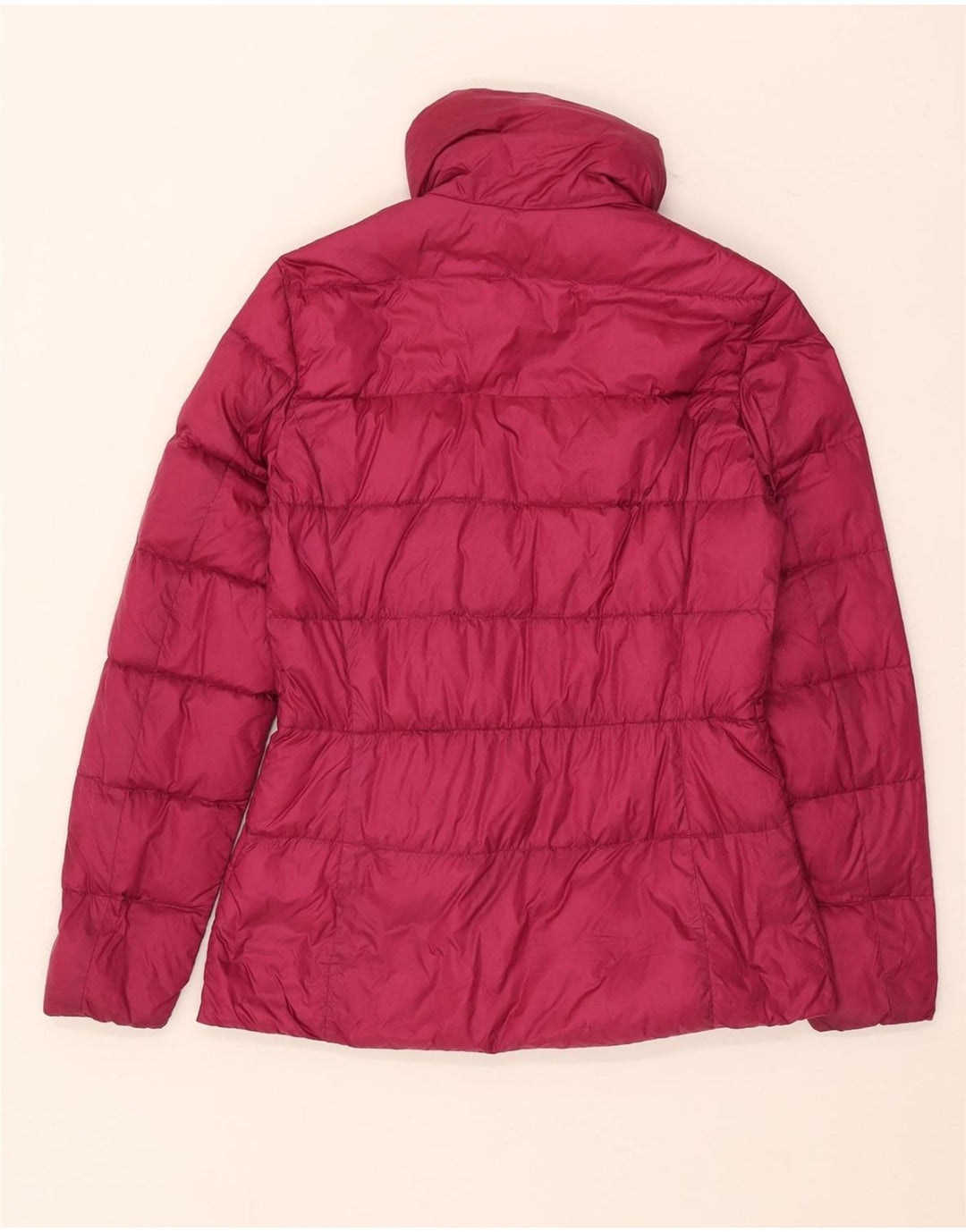 Massimo Dutti Womens Padded Jacket UK 10 Small Pink Nylon