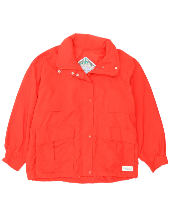 Klepper Womens Gore-Tex Hooded Windbreaker Jacket EU 40 Medium Red