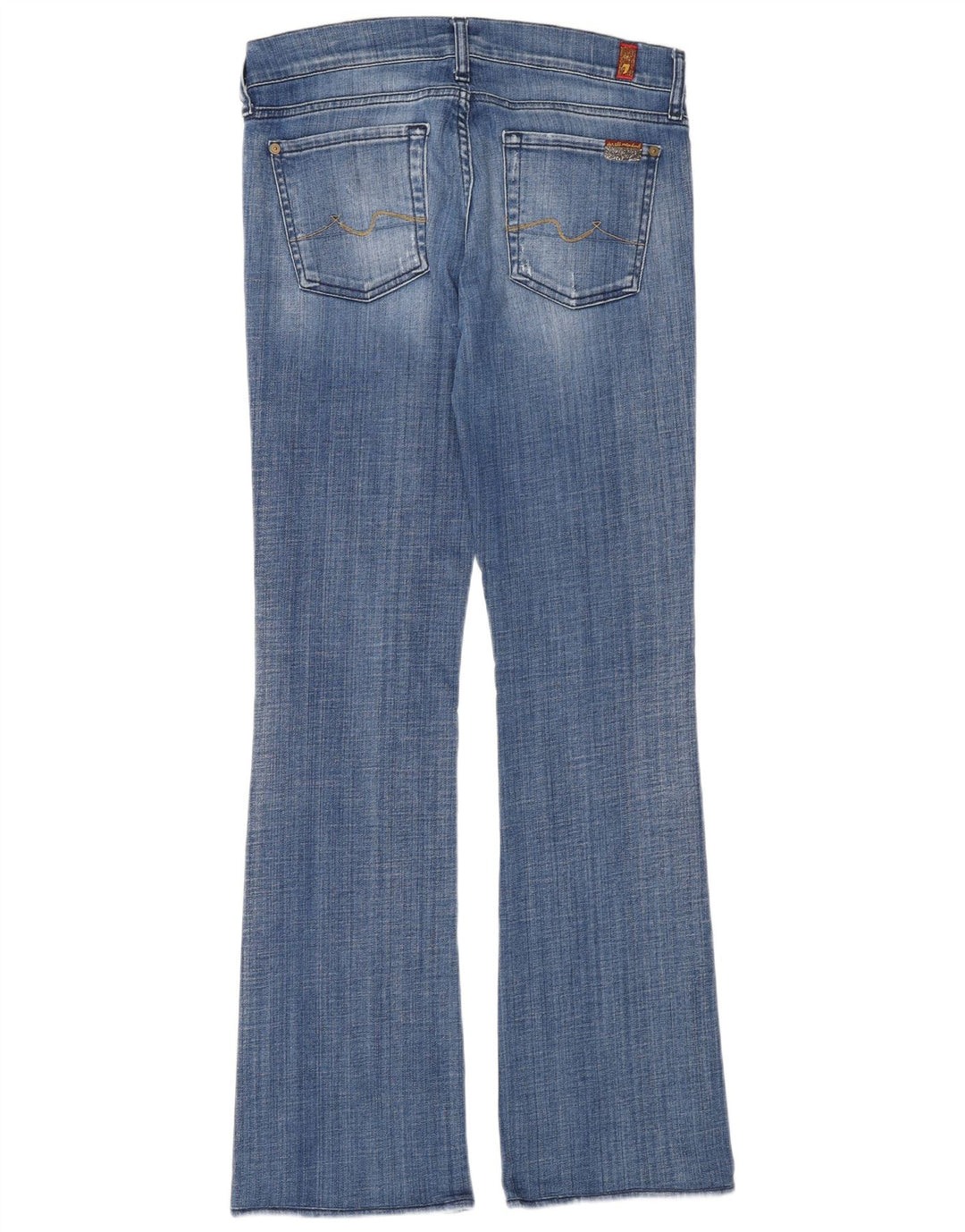 7 For All Mankind Womens Skinny Bootcut Jeans W28 L32 Blue