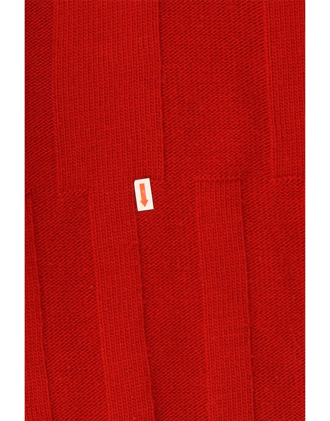 Lacoste Mens Crew Neck Jumper Sweater Size 4 Medium Red Wool