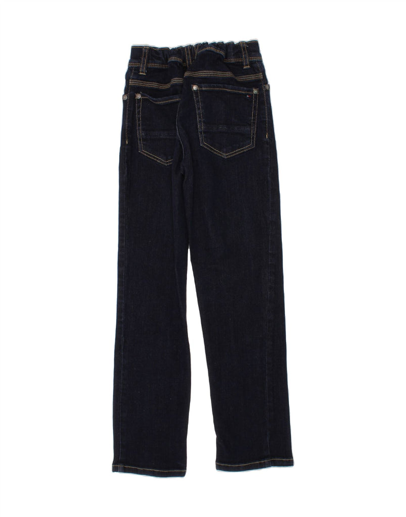 TOMMY HILFIGER Boys Straight Jeans 7-8 Years W26 L24 Navy Blue Cotton Vintage Tommy Hilfiger and Second-Hand Tommy Hilfiger from Messina Hembry 